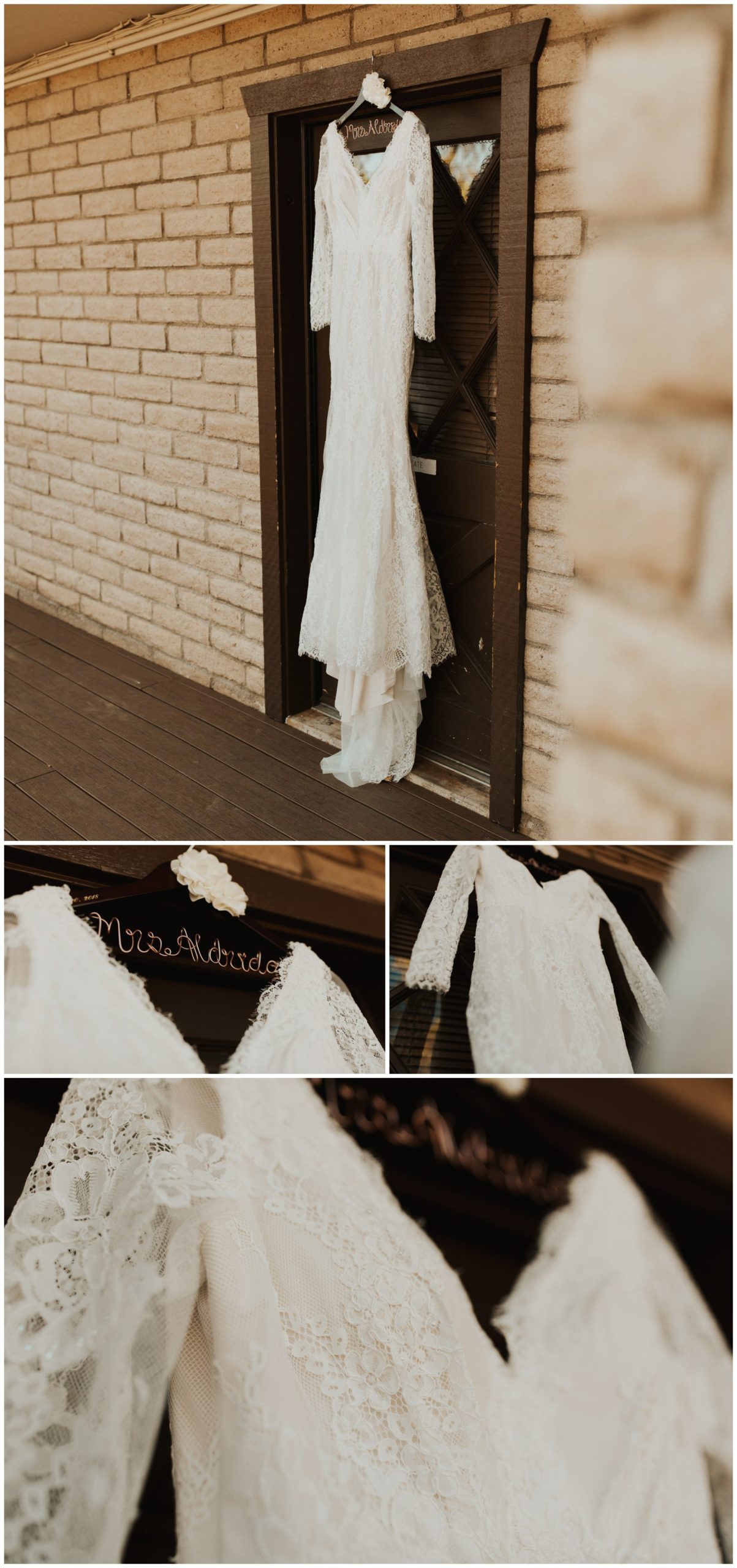 wedding dress detail shots