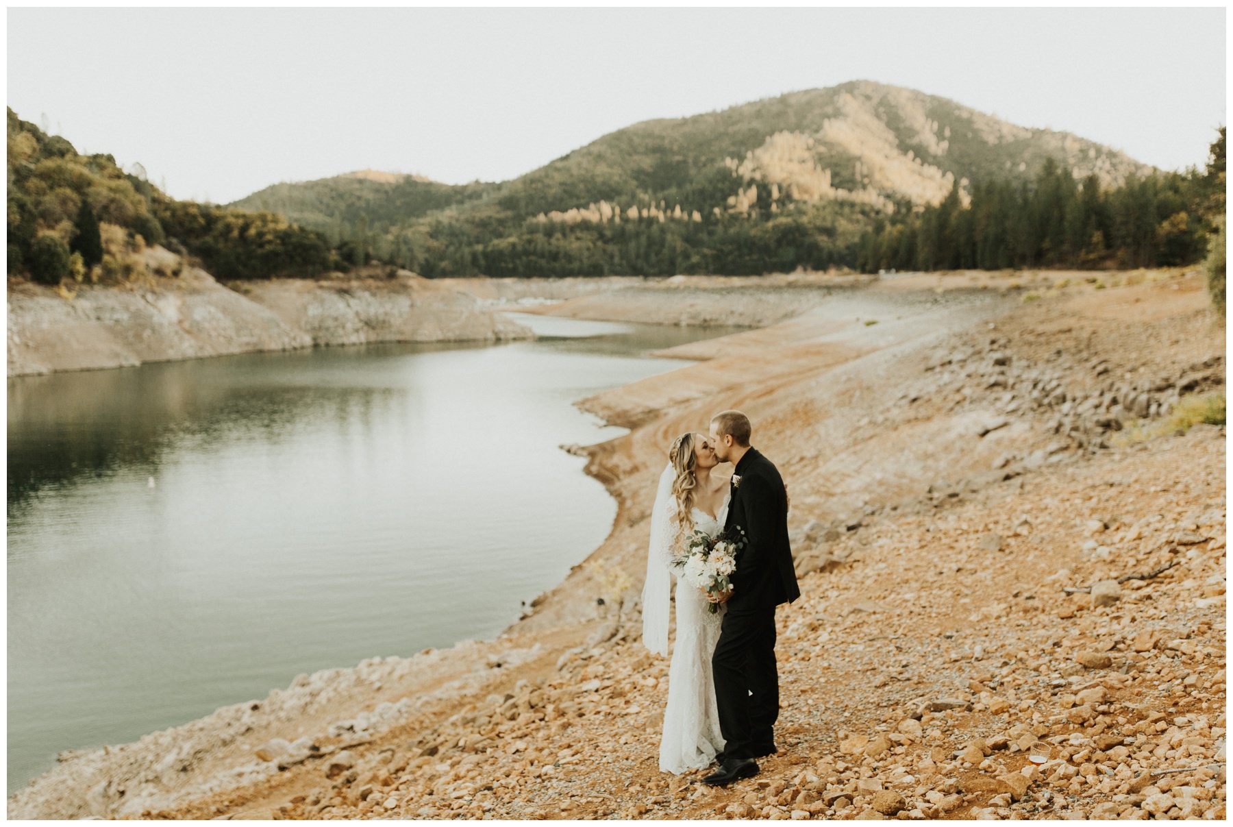 shasta lake california wedding