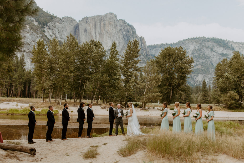 Intimate Outdoor Wedding Ceremony in Yosemite National Park