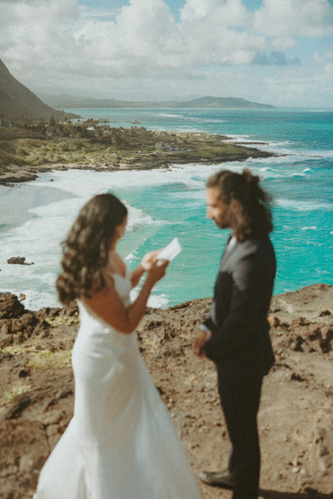 couple posing for their elopement photos in hawaii | An Intimate and Stress Free Wedding Elopement in Hawaii