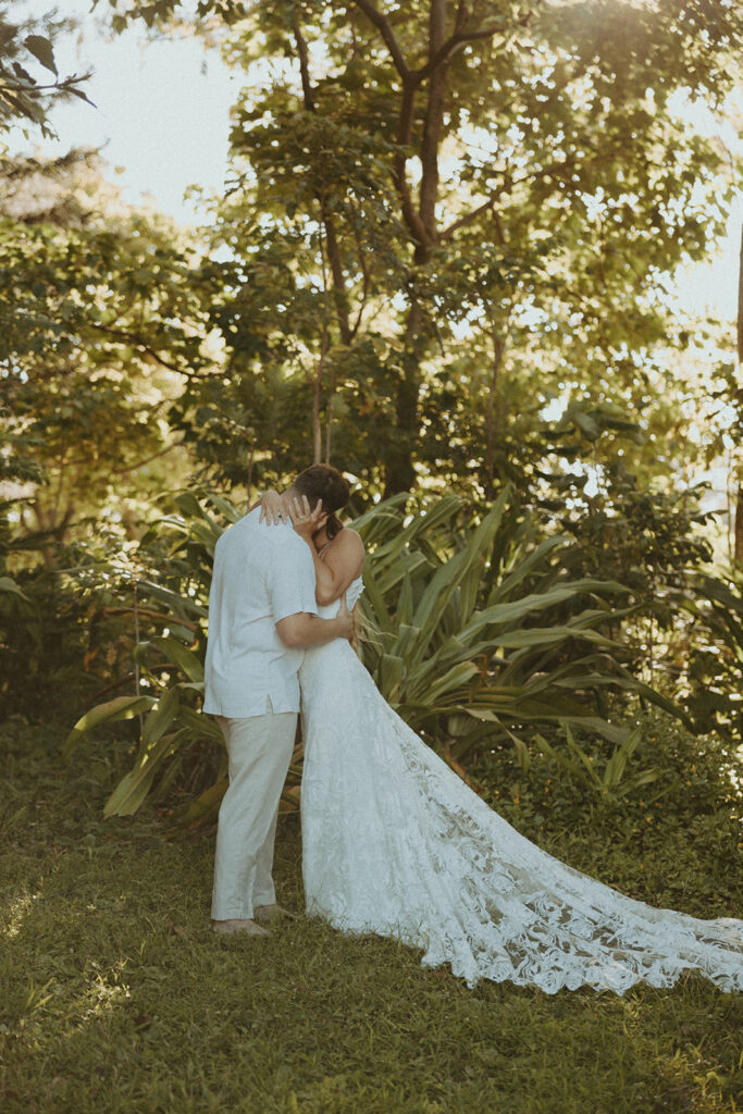 An intimate wedding photoshoot in kauai
