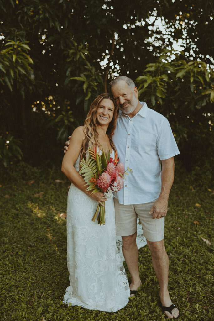 intimate wedding in kauai