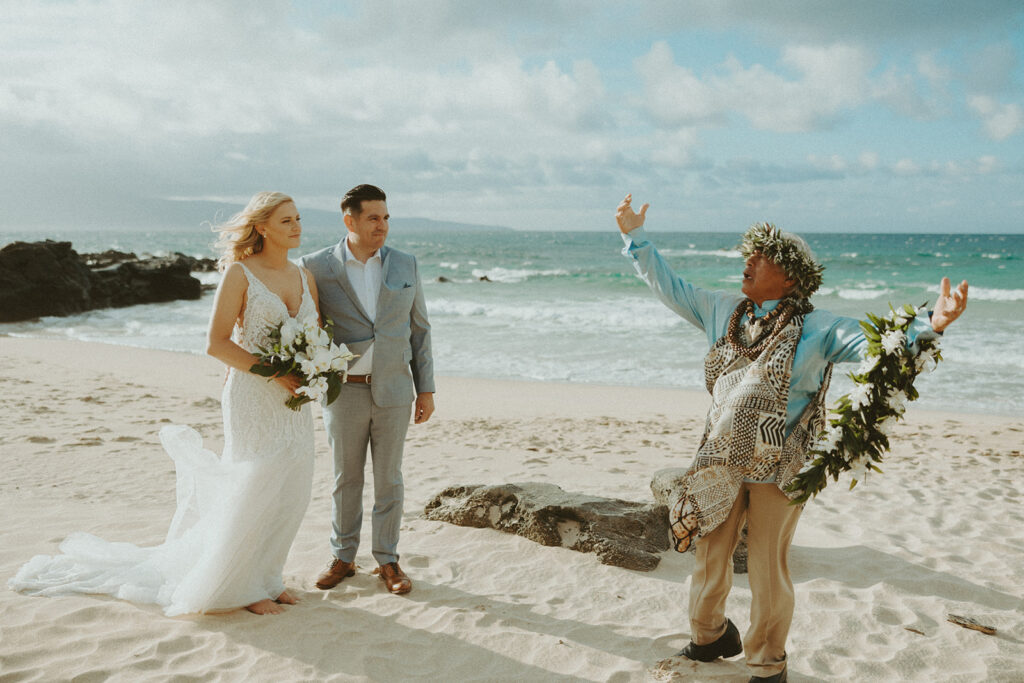 a playful Hawaiian elopement photoshoot