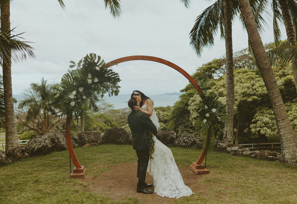 a destination wedding in hawaii
