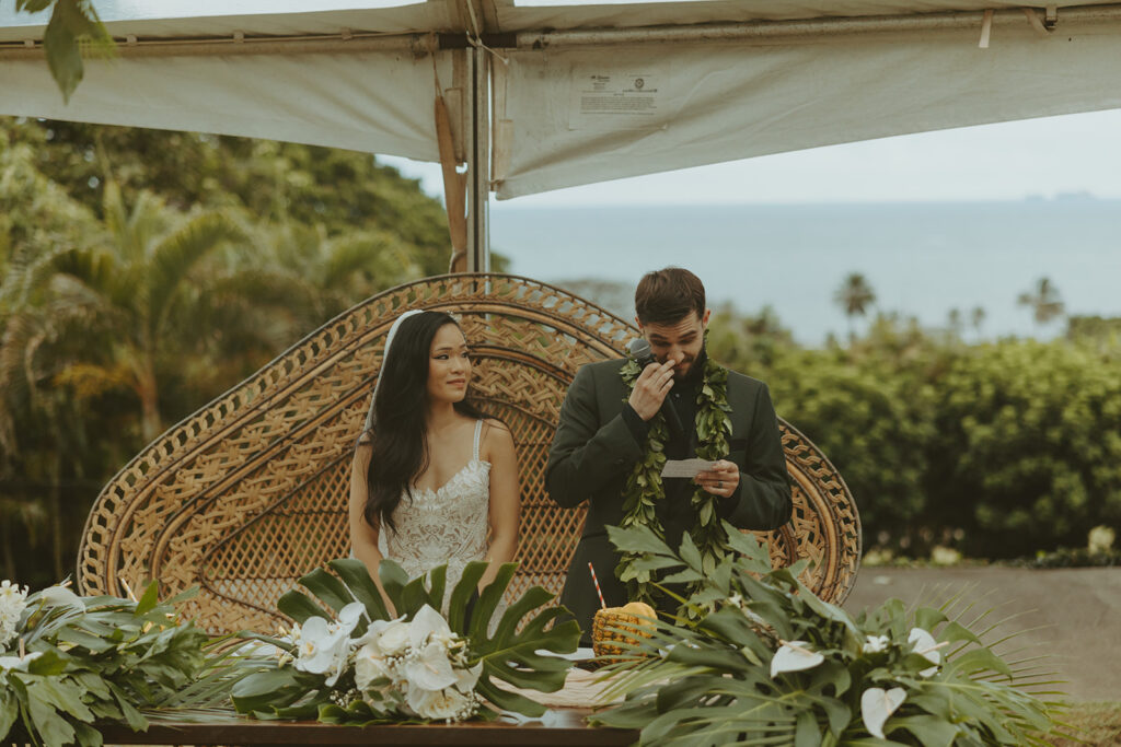 a destination wedding in hawaii