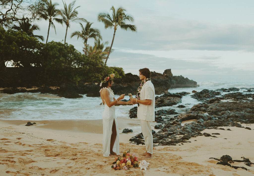 couple taking elopement photos
