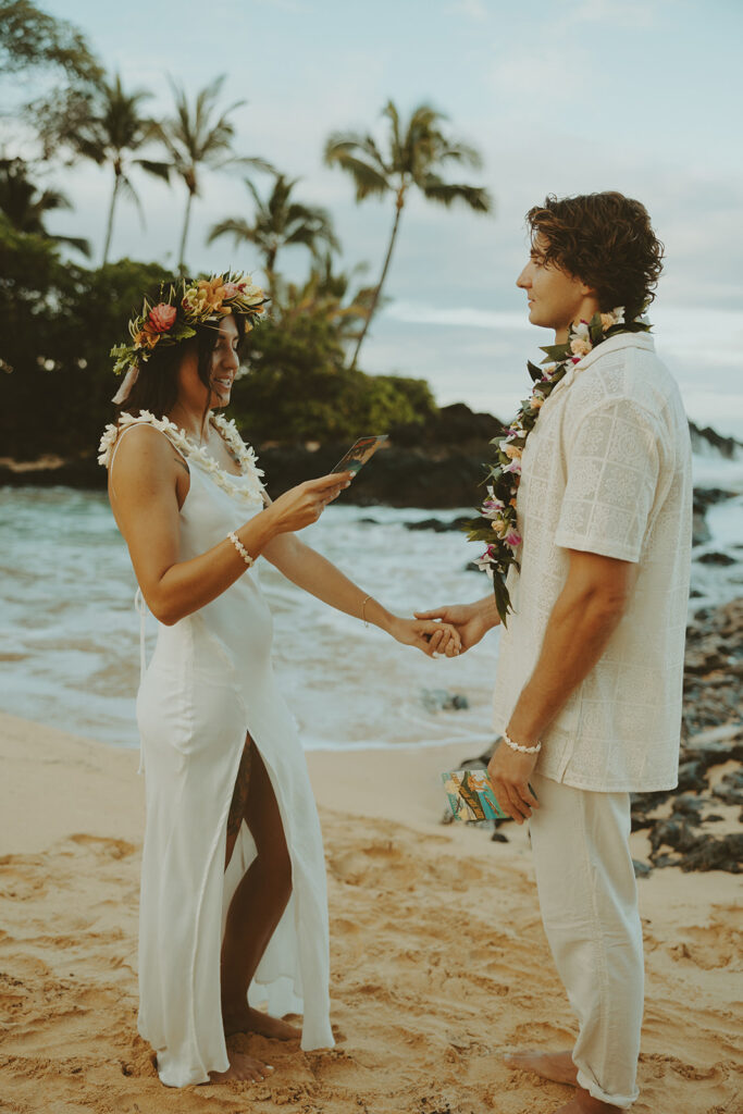 couple taking elopement photos
