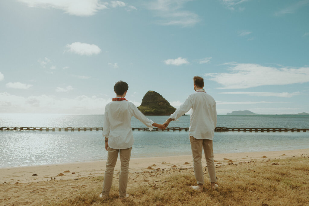 a elopement photoshoot in oahu