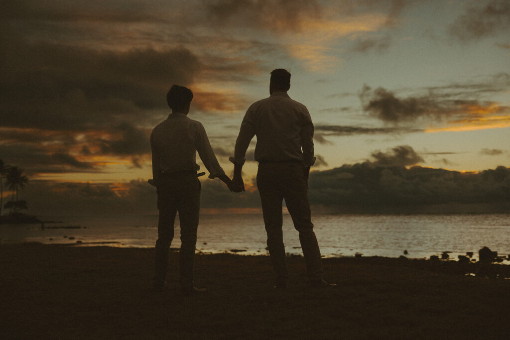 a elopement photoshoot in oahu