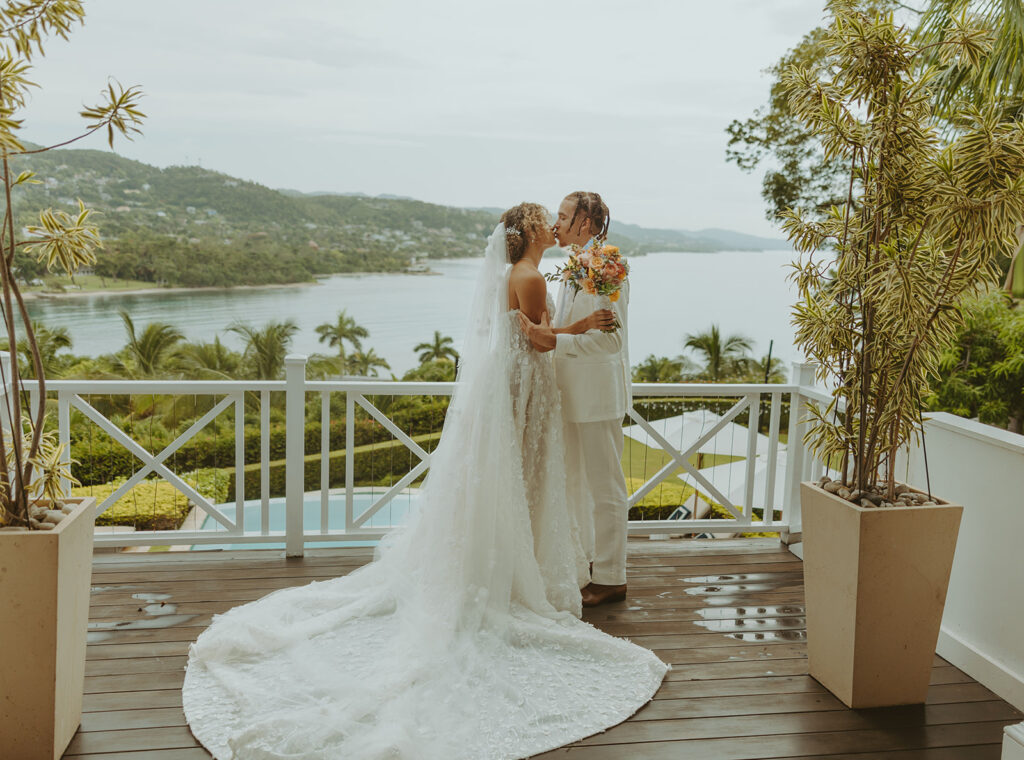 A luxury destination wedding celebration at Round Hill Resort in Jamaica
