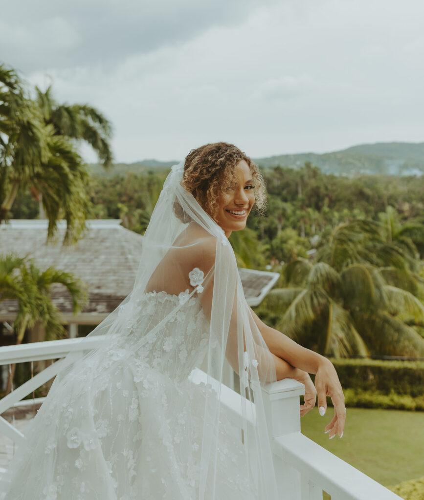 A luxury destination wedding celebration at Round Hill Resort in Jamaica
