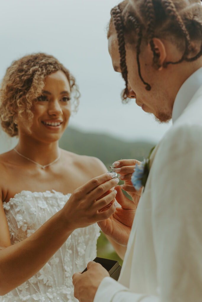 A stylish destination wedding couple captured in Jamaica’s tropical paradise
