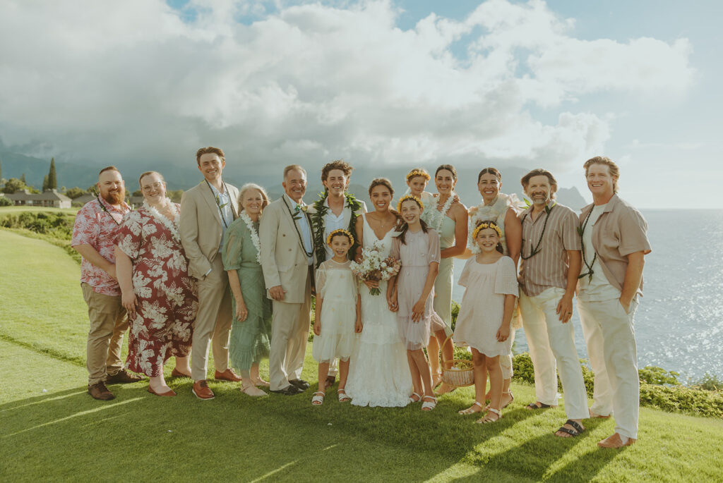 A relaxed and gorgeous destination wedding set in the stunning scenery of Kauai.
