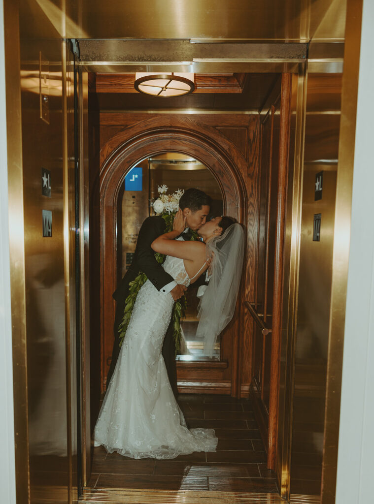 A wedding reception at Moana Surfrider