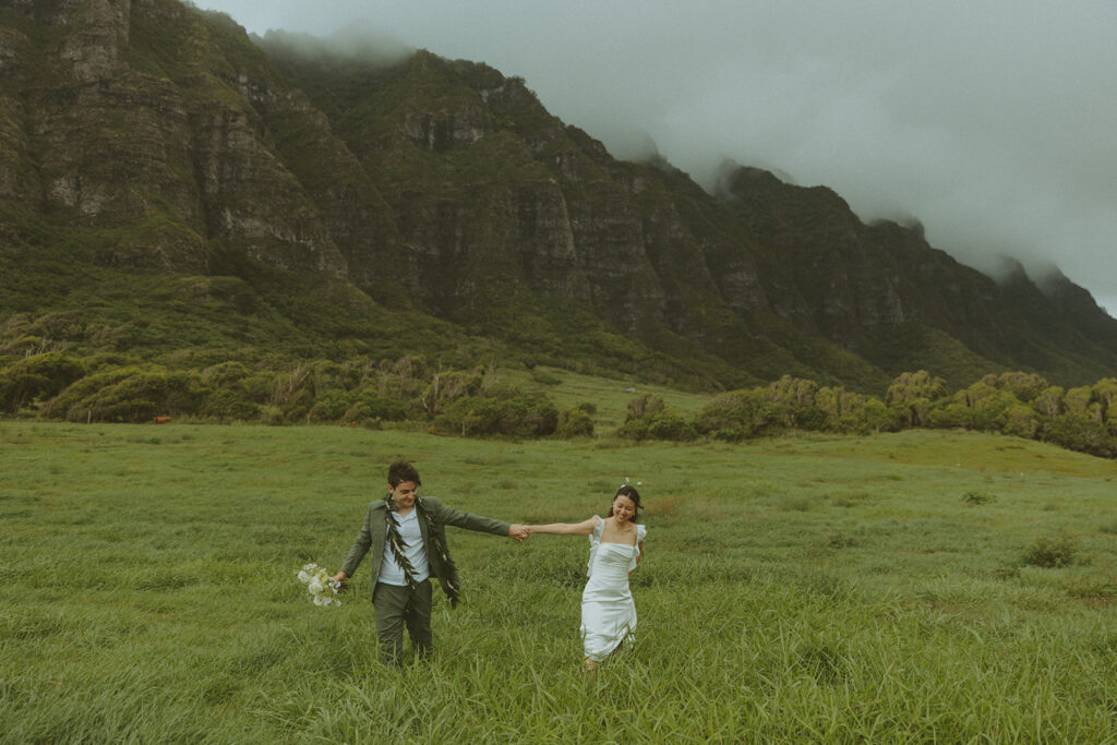 Close up photo of the couple sharing a quiet moment